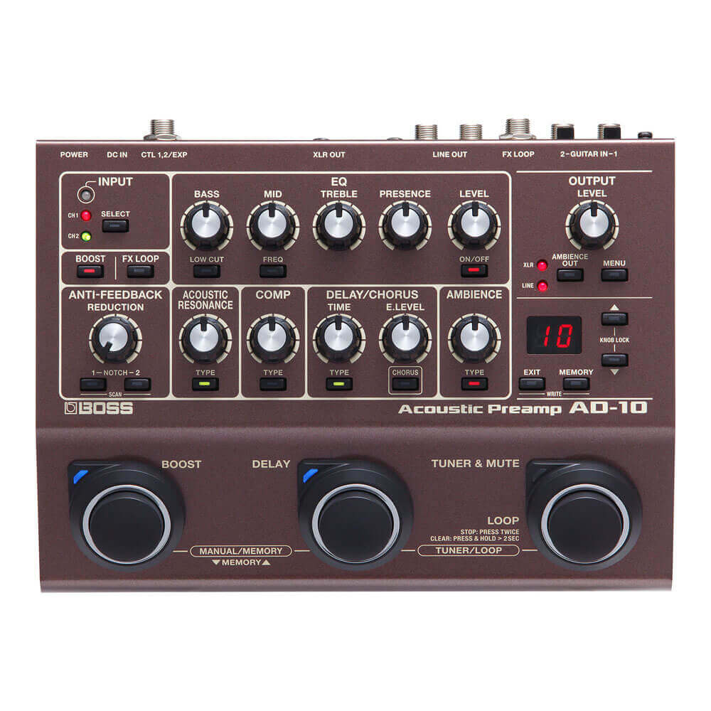 BOSS <br>AD-10 Acoustic Preamp