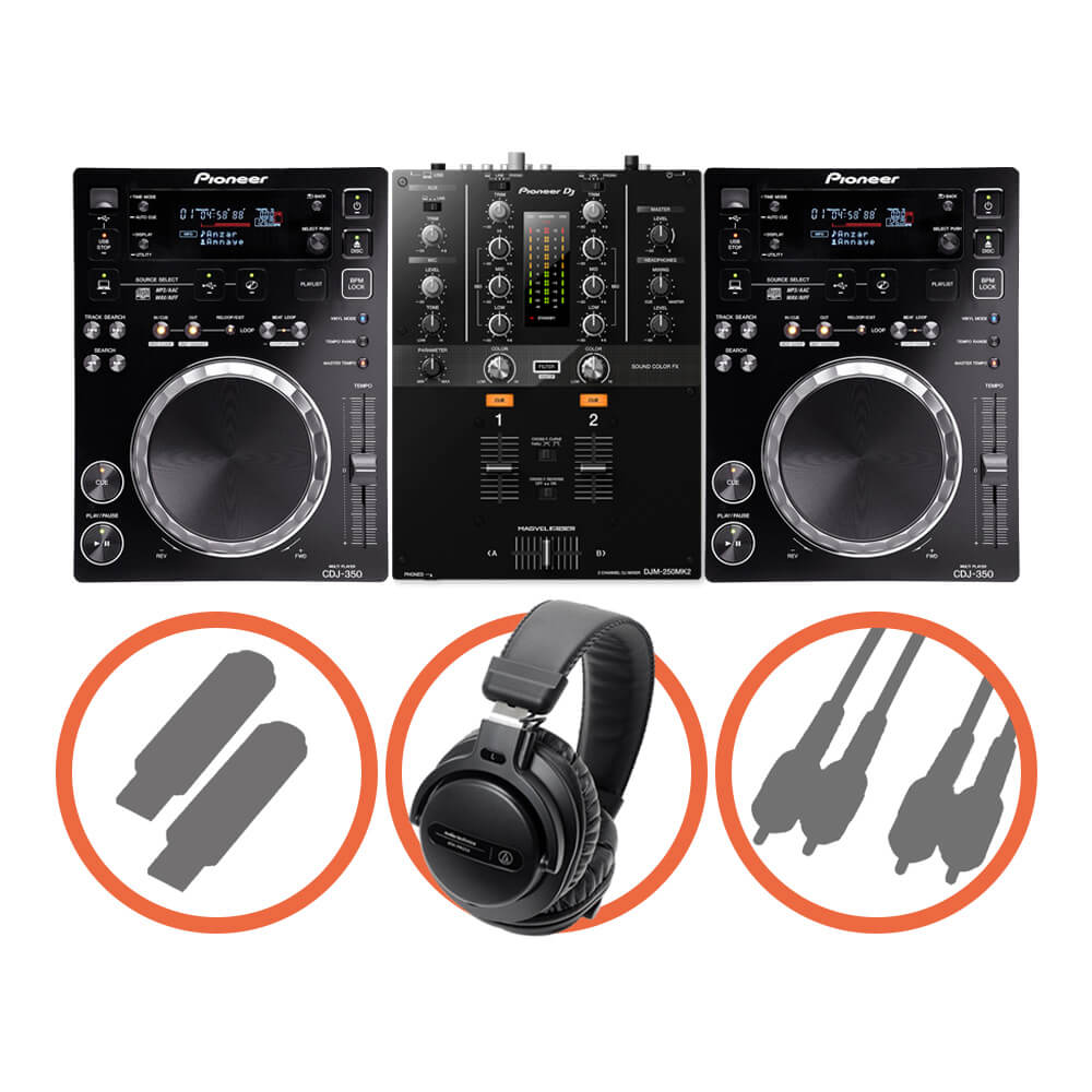 Pioneer DJ <br>CDJ-350 Scratch set