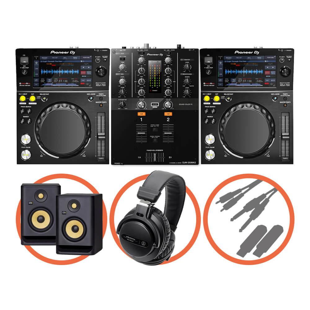 Pioneer DJ <br>XDJ-700 Scratch Plus set
