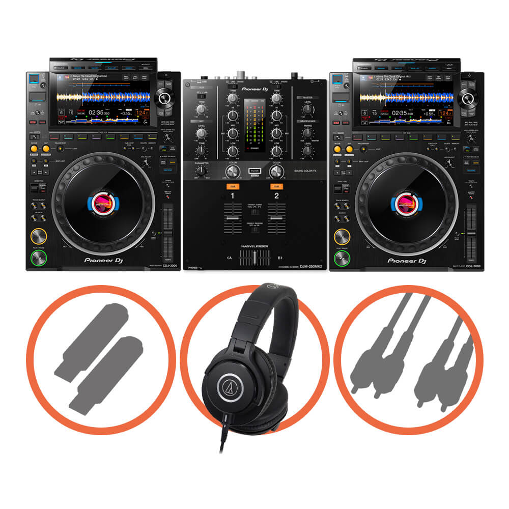 Pioneer DJ <br>CDJ-3000 Scratch set