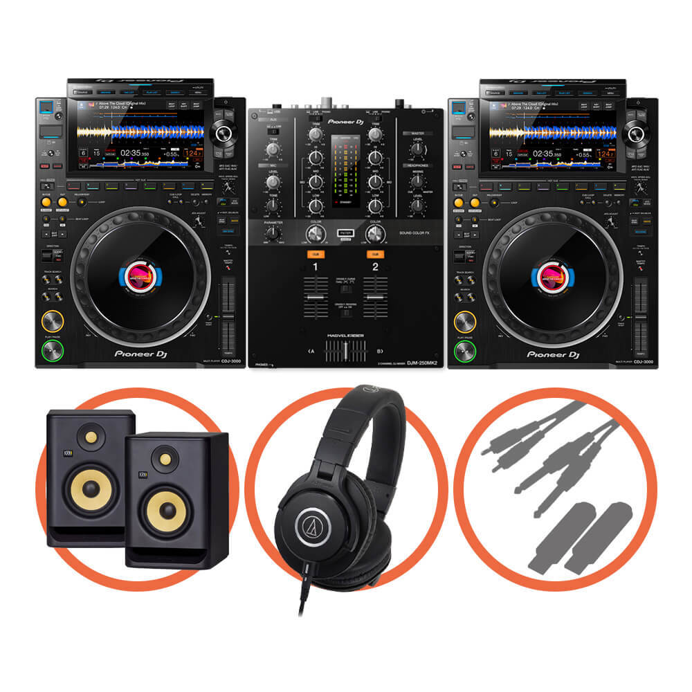 Pioneer DJ <br>CDJ-3000 Scratch Plus set