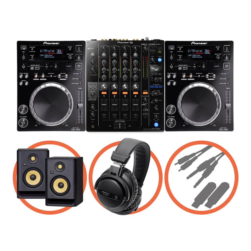 Pioneer DJ <br>CDJ-350 Club House Plus set