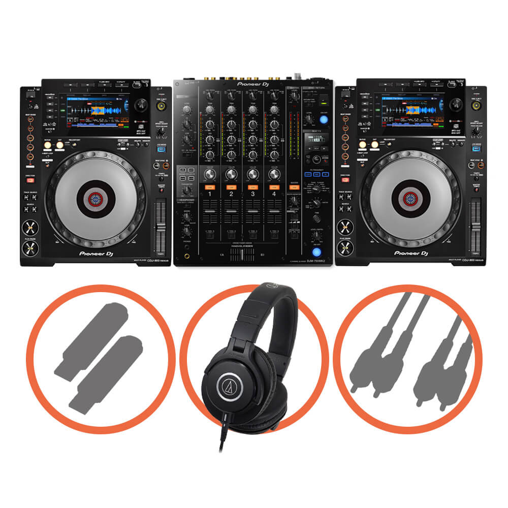 Pioneer DJ <br>CDJ-900NXS Club House set
