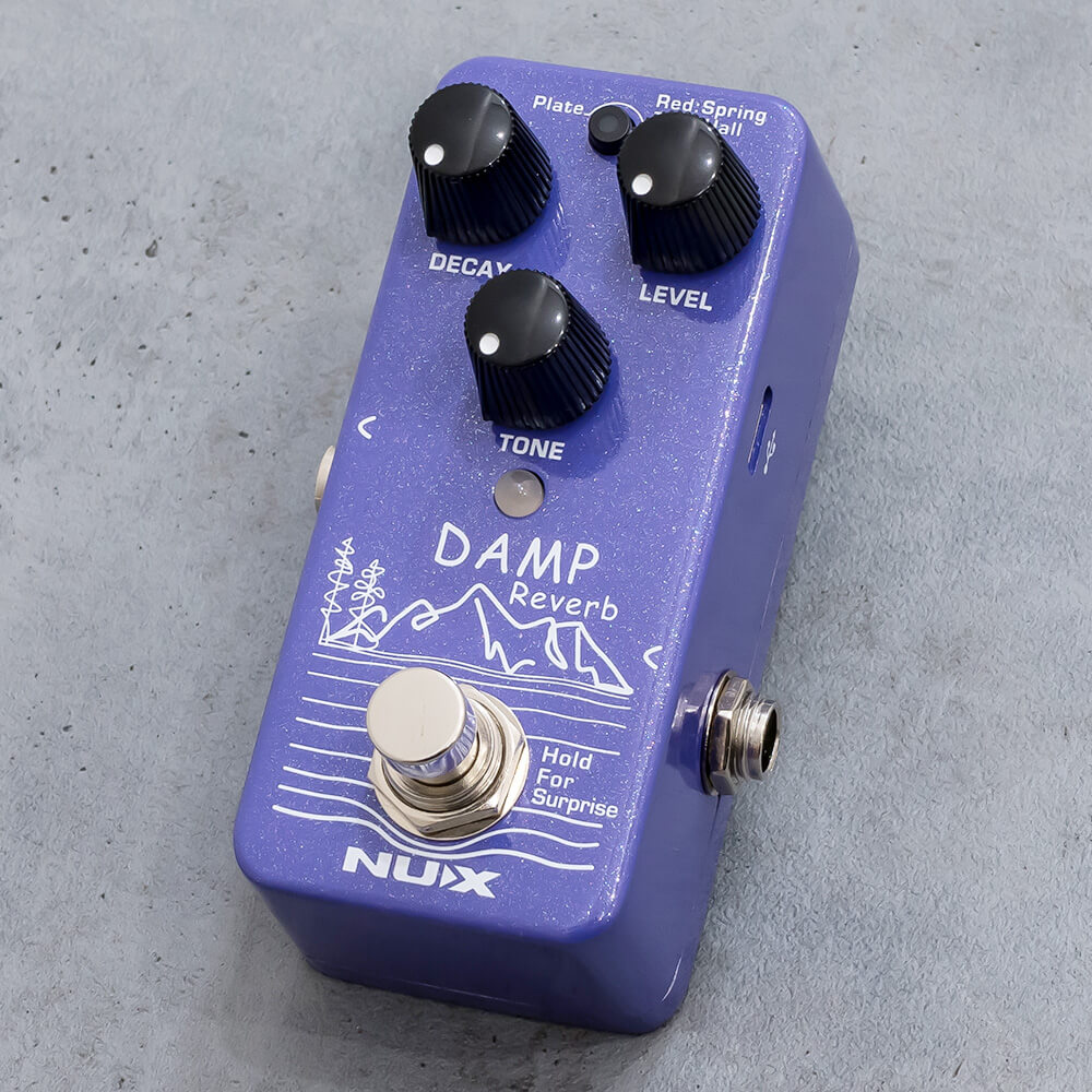 NUX <br>Damp Reverb (NRV-3) -3 Reverb in a mini pedal-