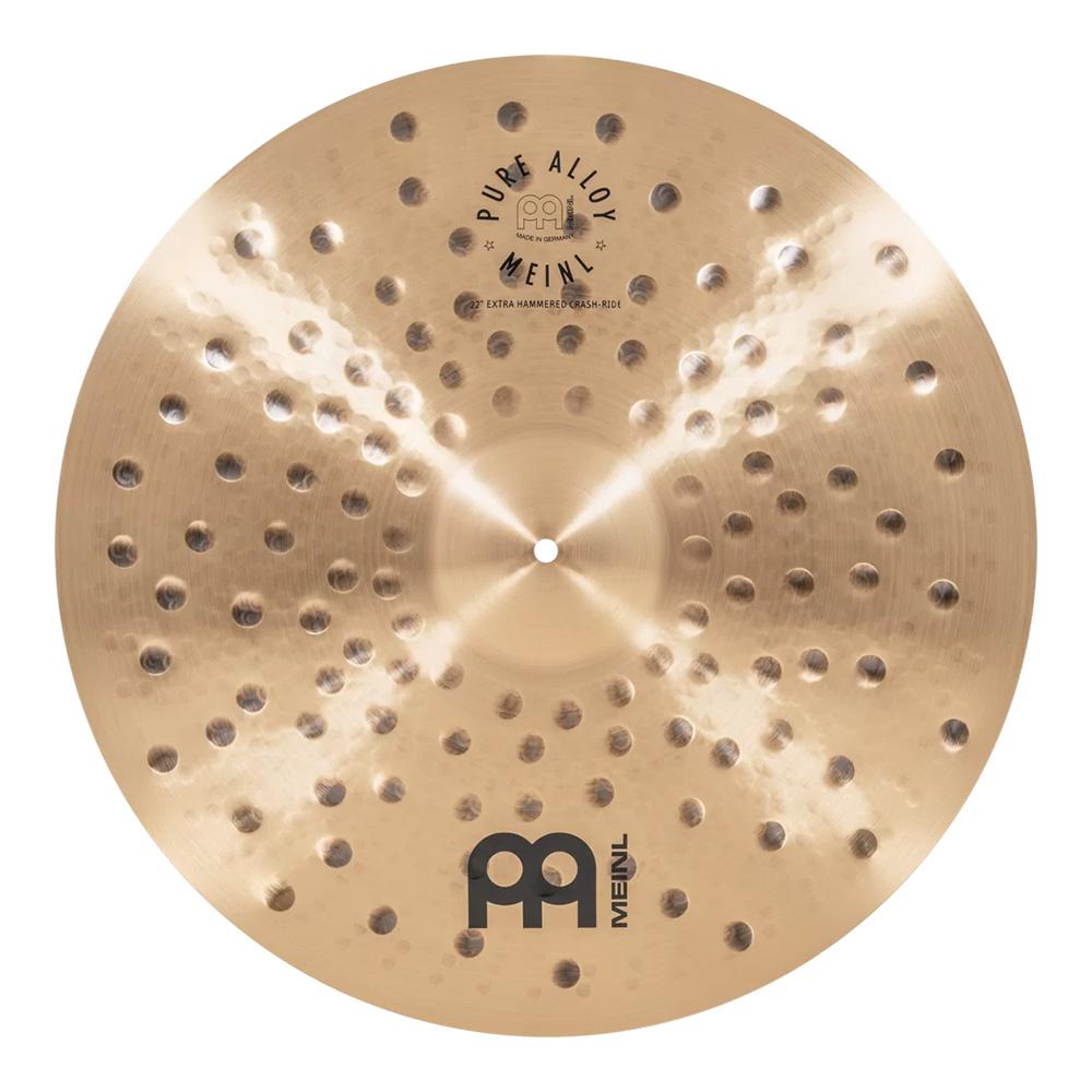 MEINL <br>22" Pure Alloy Extra Hammered Crash Ride [PA22EHCR]