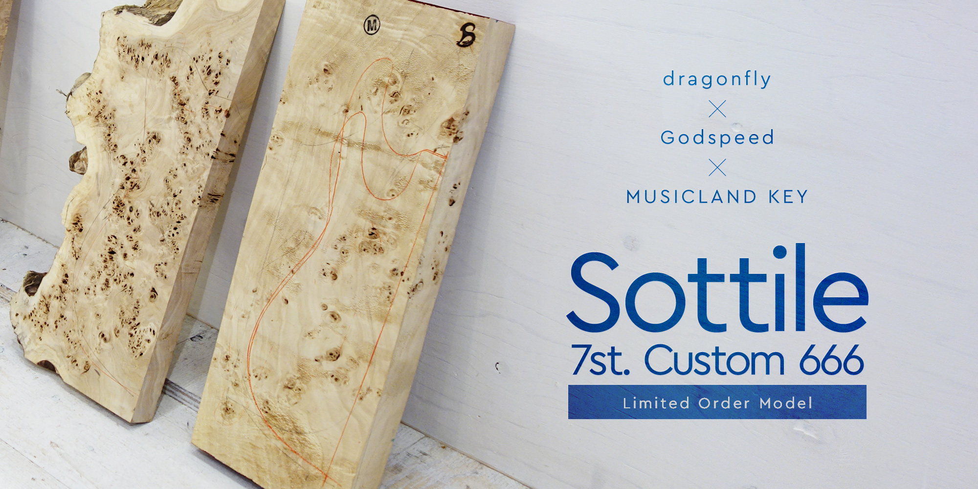 dragonfly Sottile 7st. Custom 666