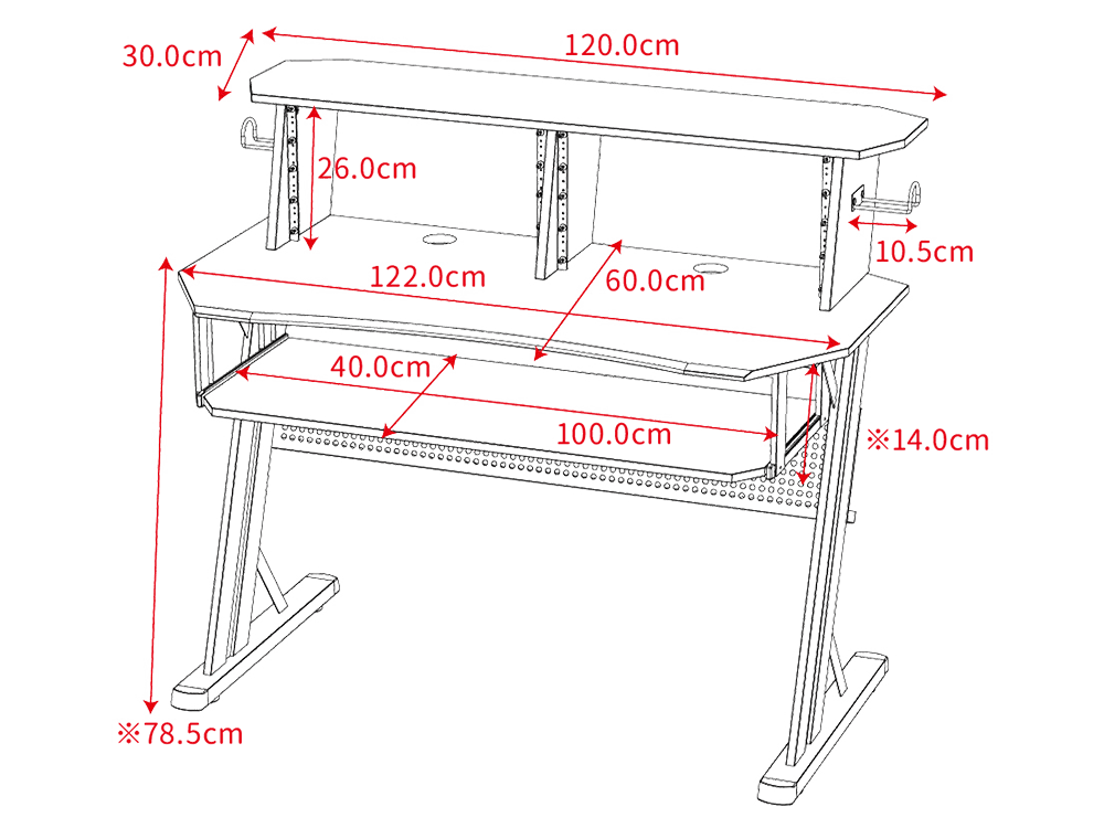 Pro Style Dtm専用デスク Kwdシリーズ