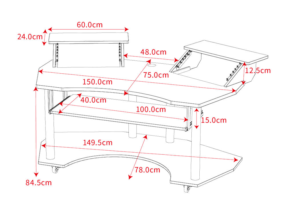 Pro Style DTM専用デスク KWDシリーズ