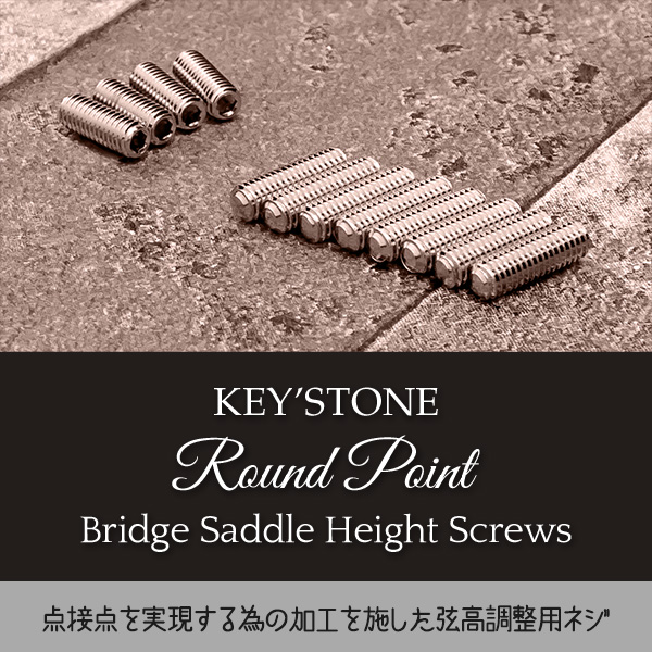 KEY'STONE Round Point Bridge Saddle Height Screws