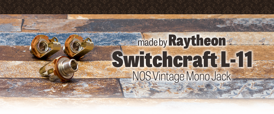 made by Raytheon!! Switchcraft L-11/NOS Vintage Mono Jack