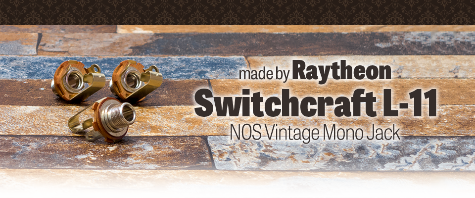 made by Raytheon Switchcraft L-11/NOS Vintage Mono Jack