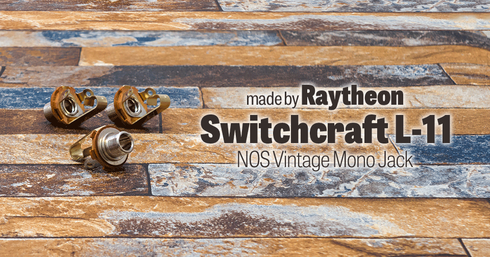 made by Raytheon!! Switchcraft L-11/NOS Vintage Mono Jack