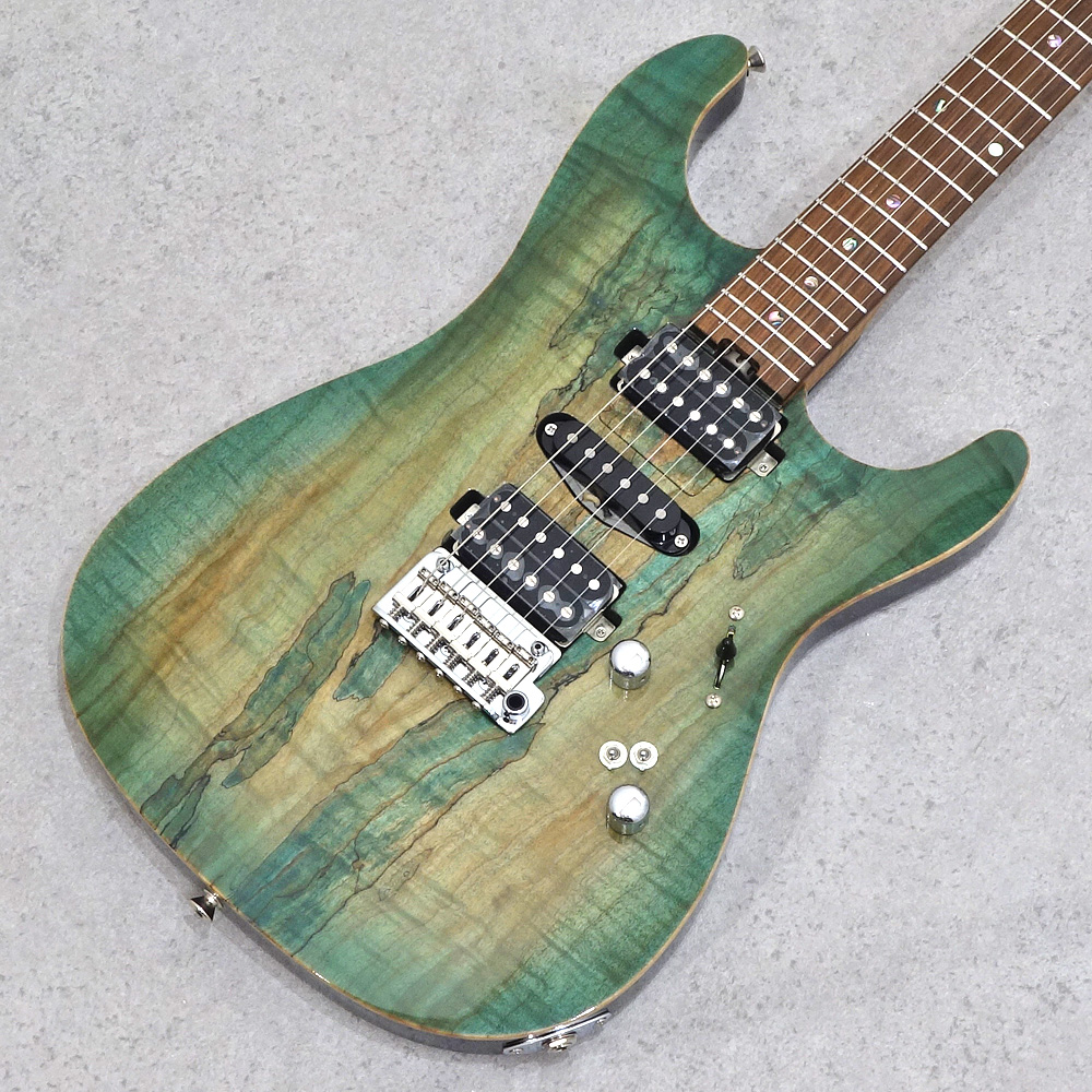 infinite <br>Trad ST Custom Cobalt Green Burst