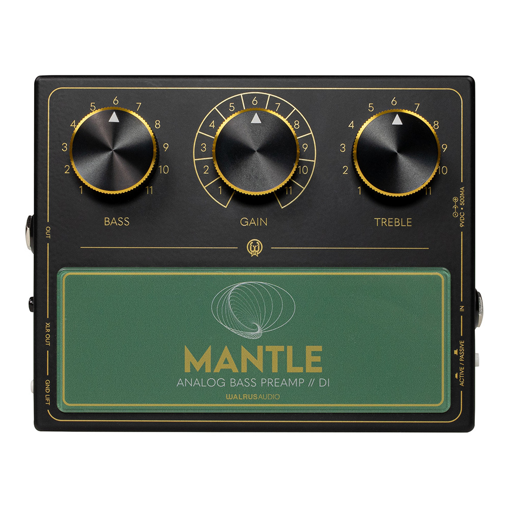 WALRUS AUDIO <br>Mantle Analog Bass Preamp // D.I. [WAL-MANT]