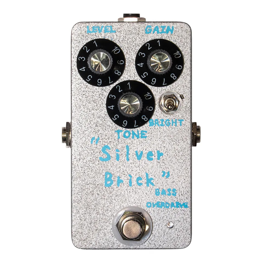 KAMINARI GUITARS <br>Silver Brick Bass Overdrive [K-EP-SB1]