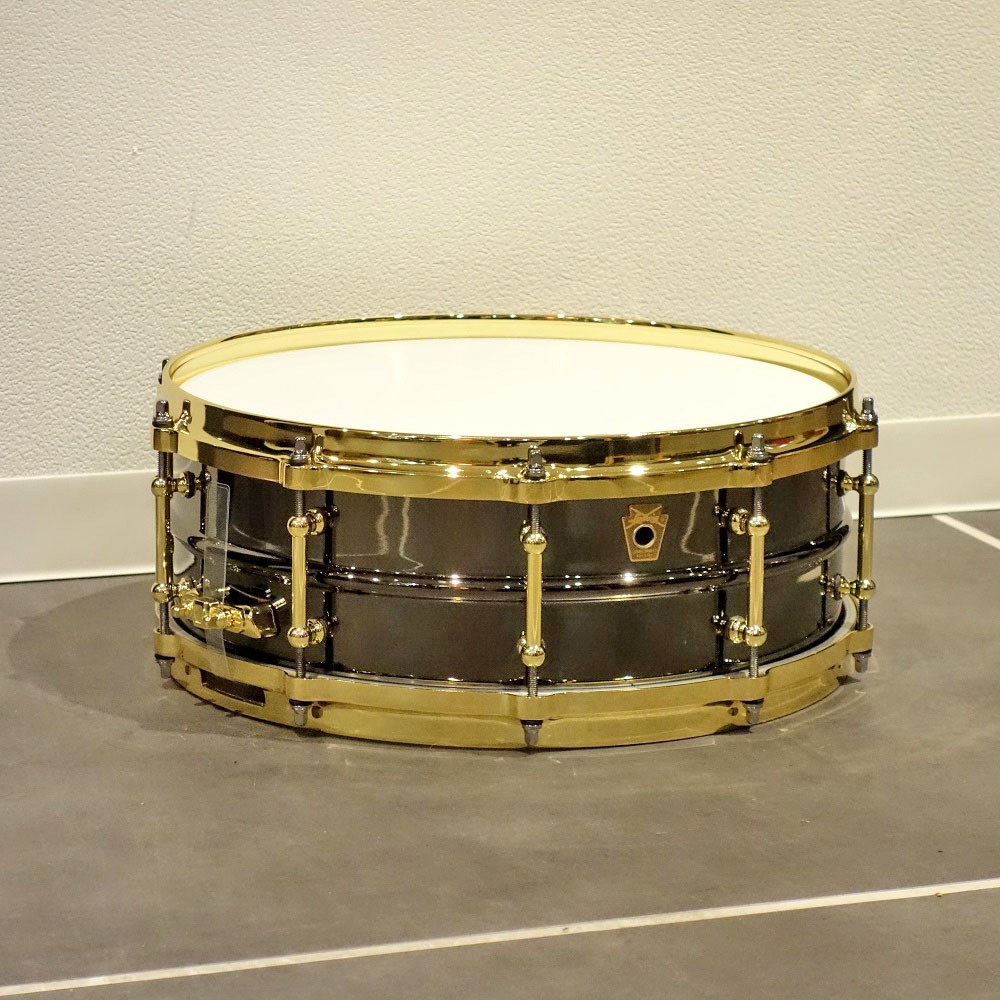 Ludwig <br>LB416BT Brass on Brass Black Beauty Snare 14"�~5"