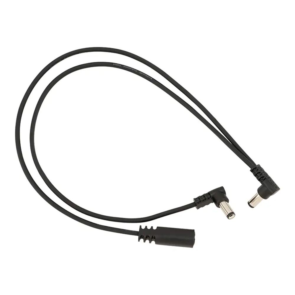 RockBoard by Warwick <br>Flat Daisy Chain Cable, Angled - 2 Outputs [RBO CAB POWER DC2 A]