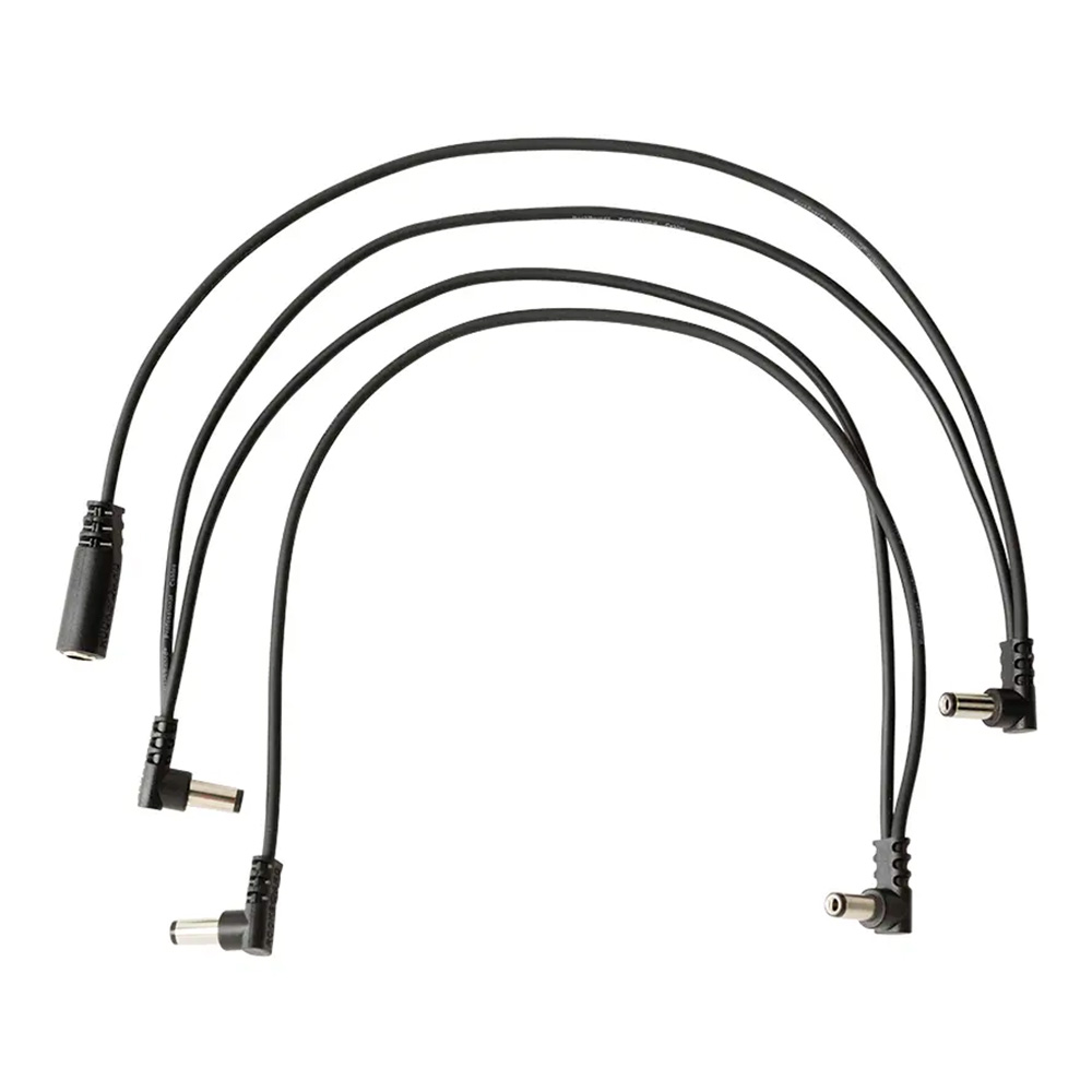 RockBoard by Warwick <br>Flat Daisy Chain Cable, Angled - 4 Outputs [RBO CAB POWER DC4 A]