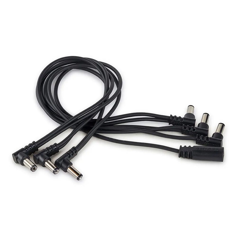 RockBoard by Warwick <br>Flat Daisy Chain Cable, Angled - 6 Outputs [RBO CAB POWER DC6 A]
