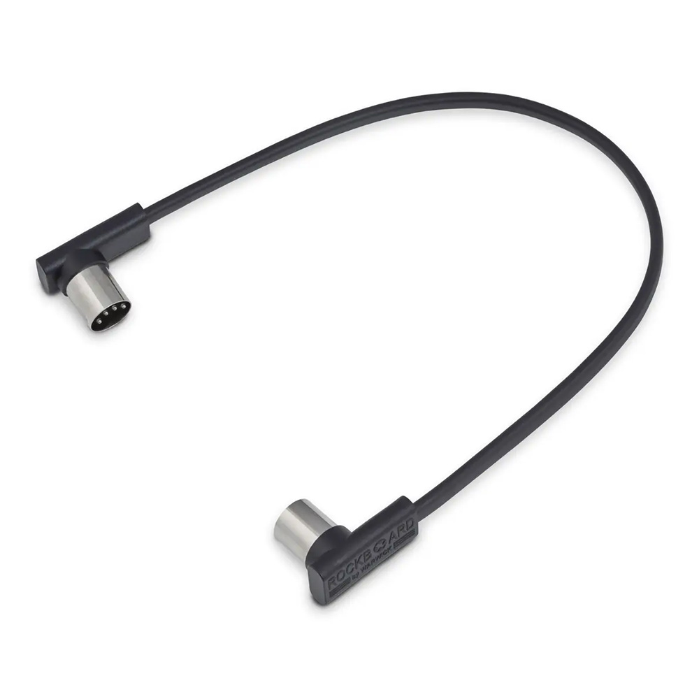 RockBoard by Warwick <br>Flat MIDI Cable - 30 cm / 11 13/16" [RBO CAB MIDI 30 BK]