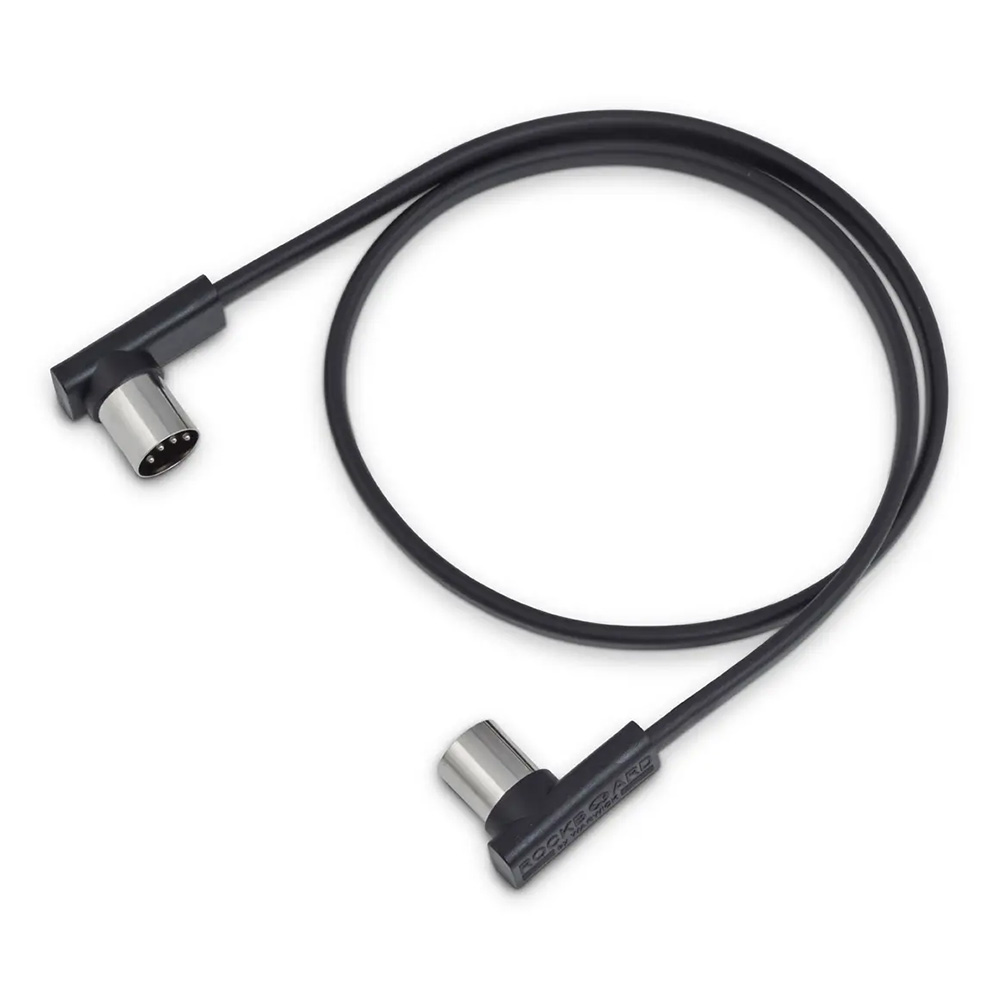 RockBoard by Warwick <br>Flat MIDI Cable - 60 cm / 23 5/8" [RBO CAB MIDI 60 BK]