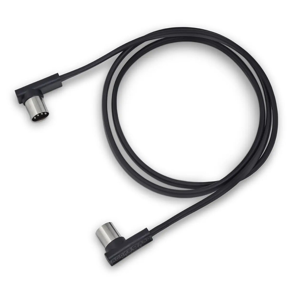 RockBoard by Warwick <br>Flat MIDI Cable - 100 cm / 39 3/8" [RBO CAB MIDI 100 BK]
