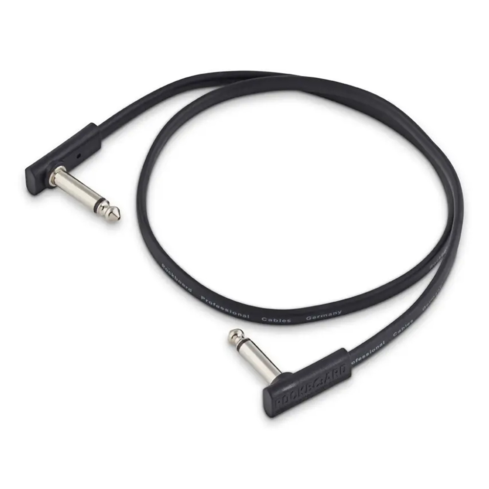 RockBoard by Warwick <br>Flat Patch Cable - 60 cm / 23 5/8" [RBO CAB PC F 60 BLK]