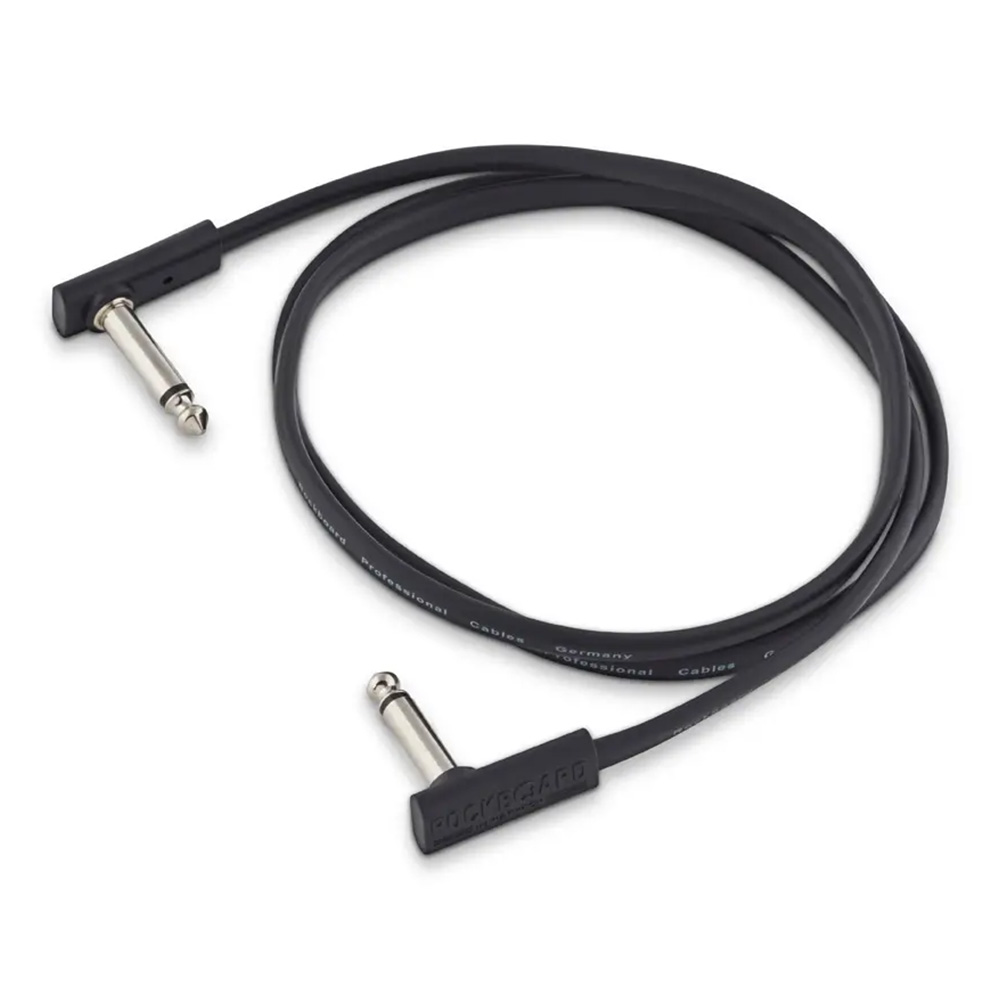 RockBoard by Warwick <br>Flat Patch Cable - 100 cm / 39 3/8" [RBO CAB PC F 100 BLK]
