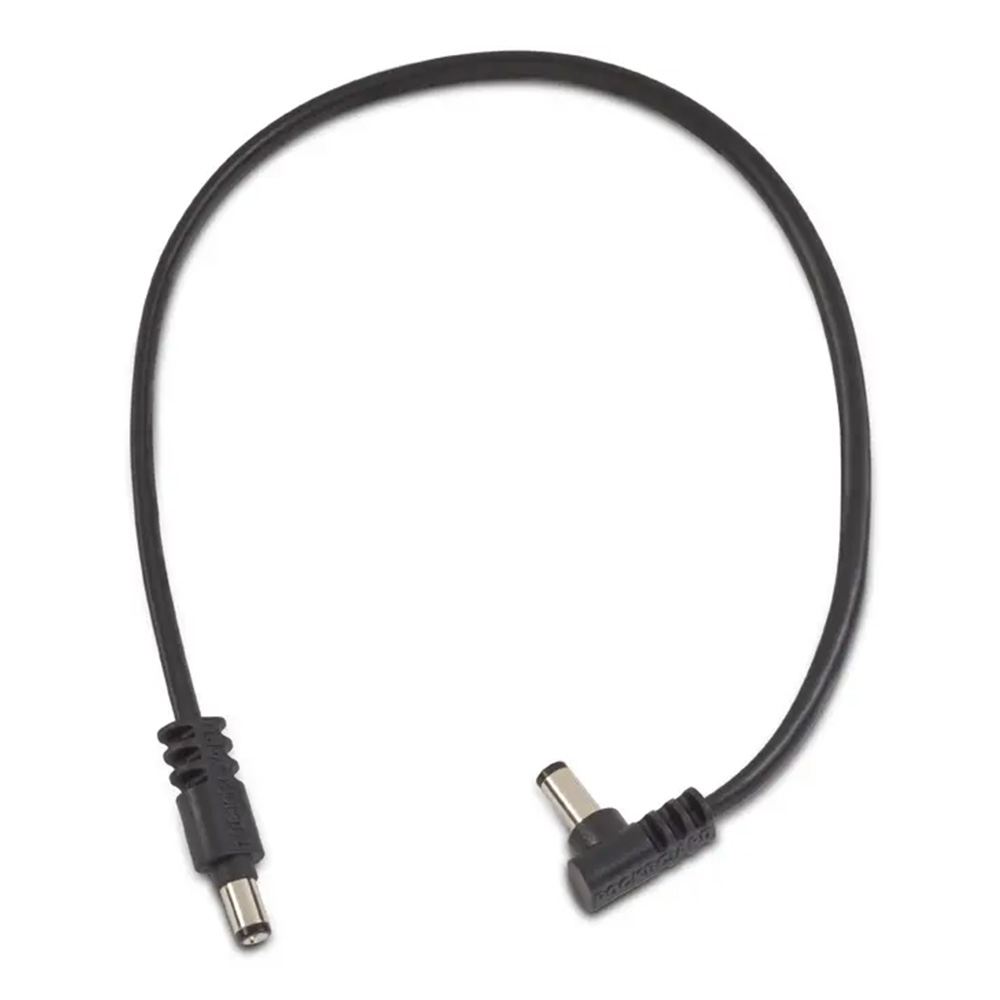 RockBoard by Warwick <br>Flat Power Cable, Angled / Straight - 30 cm / 11 13/16" [RBO CAB POWER 30 AS]