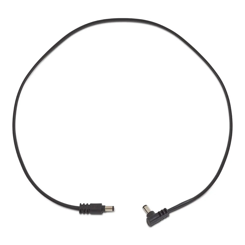RockBoard by Warwick <br>Flat Power Cable, Angled / Straight - 60 cm / 23 5/8" [RBO CAB POWER 60 AS]