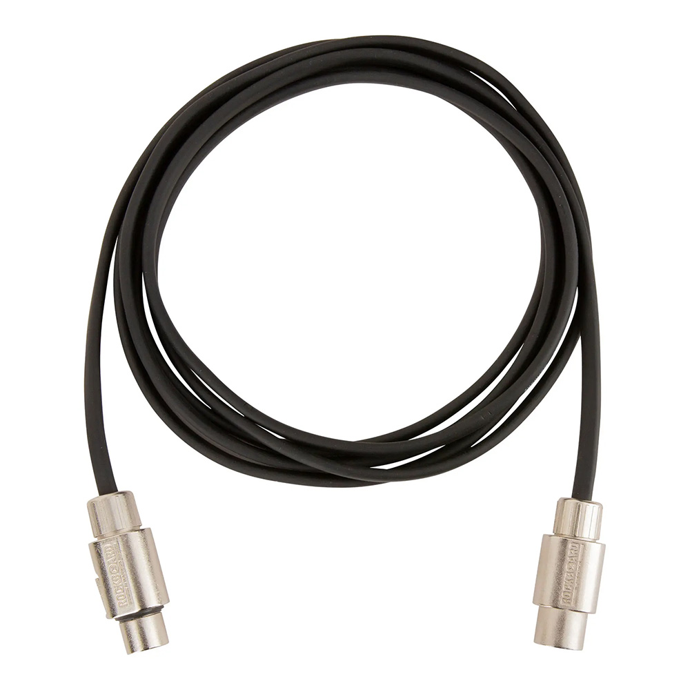RockBoard by Warwick <br>Flat XLR Cable - 300 cm / 118 7/64" [RBO CAB F XLR 300 BK]
