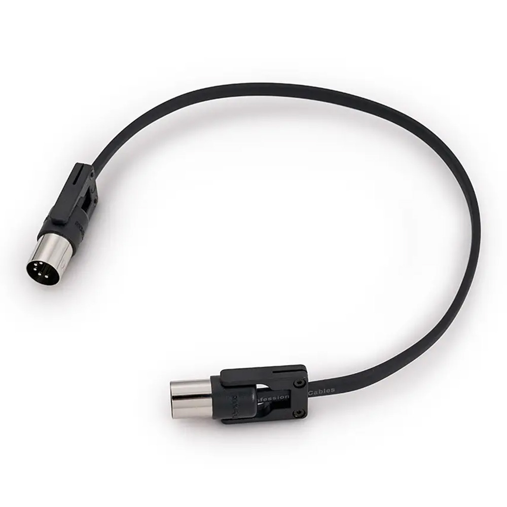 RockBoard by Warwick <br>FlaX Plug MIDI Cable - 30 cm / 11 13/16" [RBO CAB MD FX 30 BK]