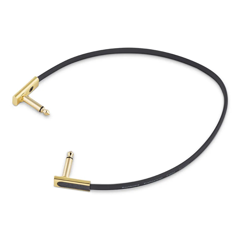 RockBoard by Warwick <br>Gold Series Flat Patch Cable - 30 cm / 11 13/16" [RBO CAB PC F 30 GD]	