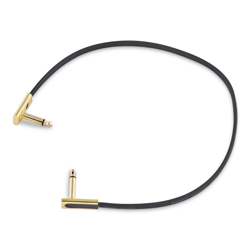 RockBoard by Warwick <br>Gold Series Flat Patch Cable - 45 cm / 17 23/32" [RBO CAB PC F 45 GD]