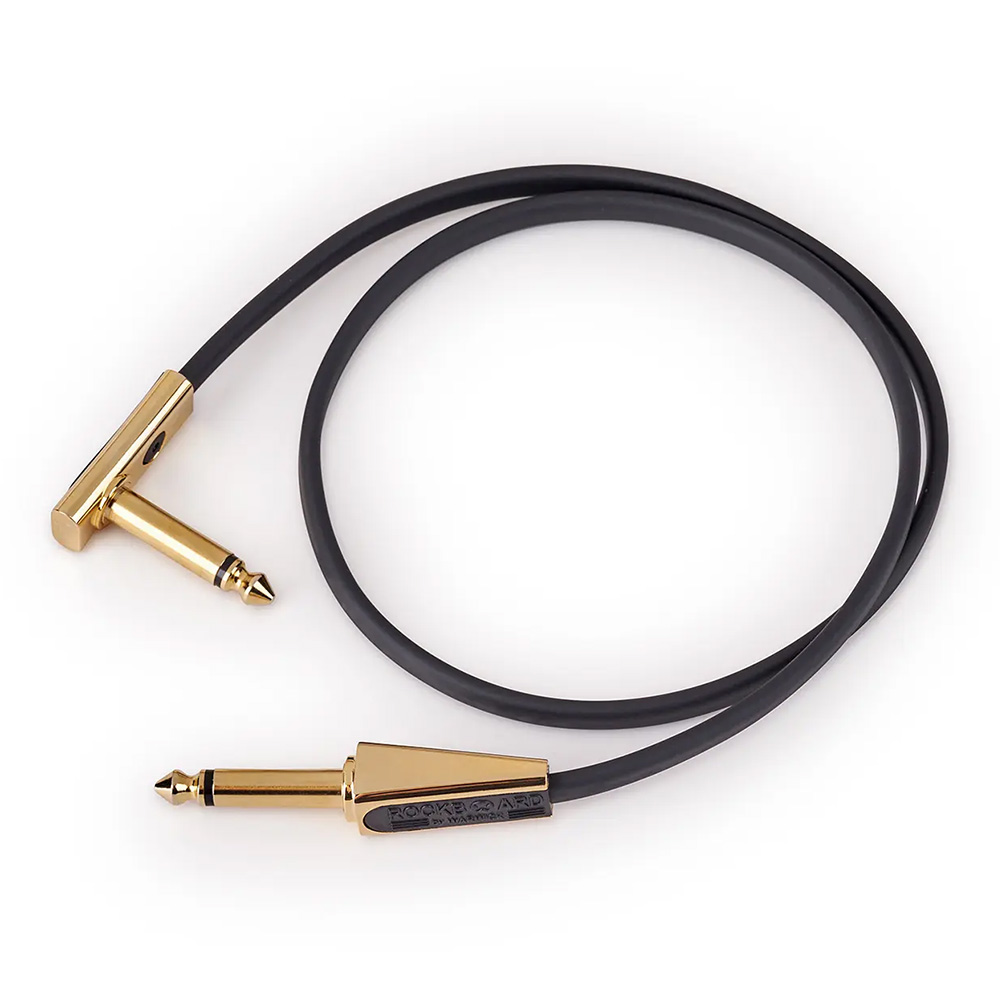 RockBoard by Warwick <br>Gold Series Flat Patch Looper/Switcher Connector Cable - 60 cm / 23 5/8" [RBO CAB PC F 60 GSA]