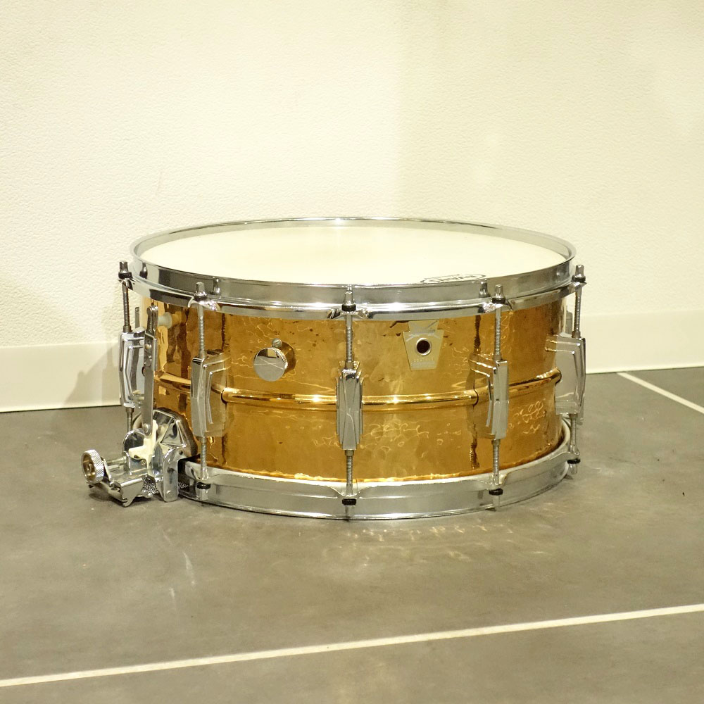 Ludwig <br>LB556K Hammered Bronze Snare 14"�~6.5"