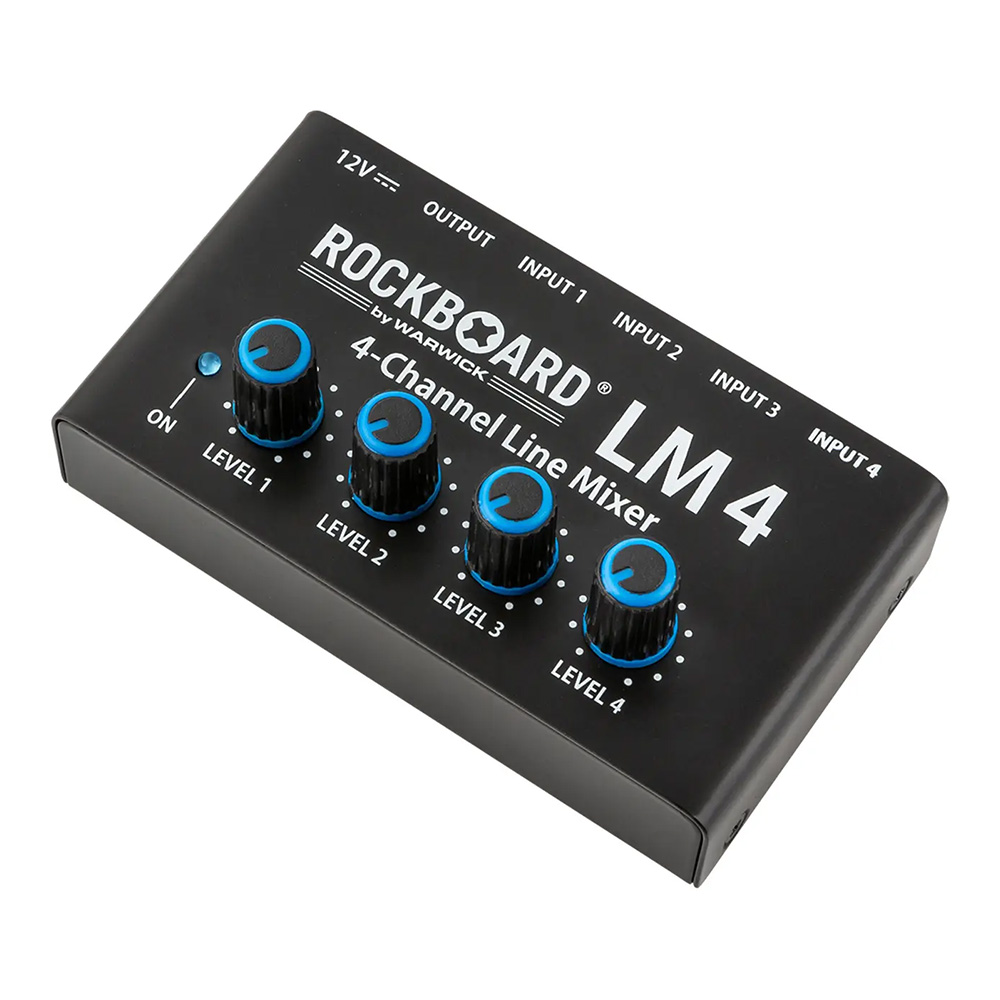 RockBoard by Warwick <br>LM 4 4-Channel Line Mixer [RBO E LM 4 EU]