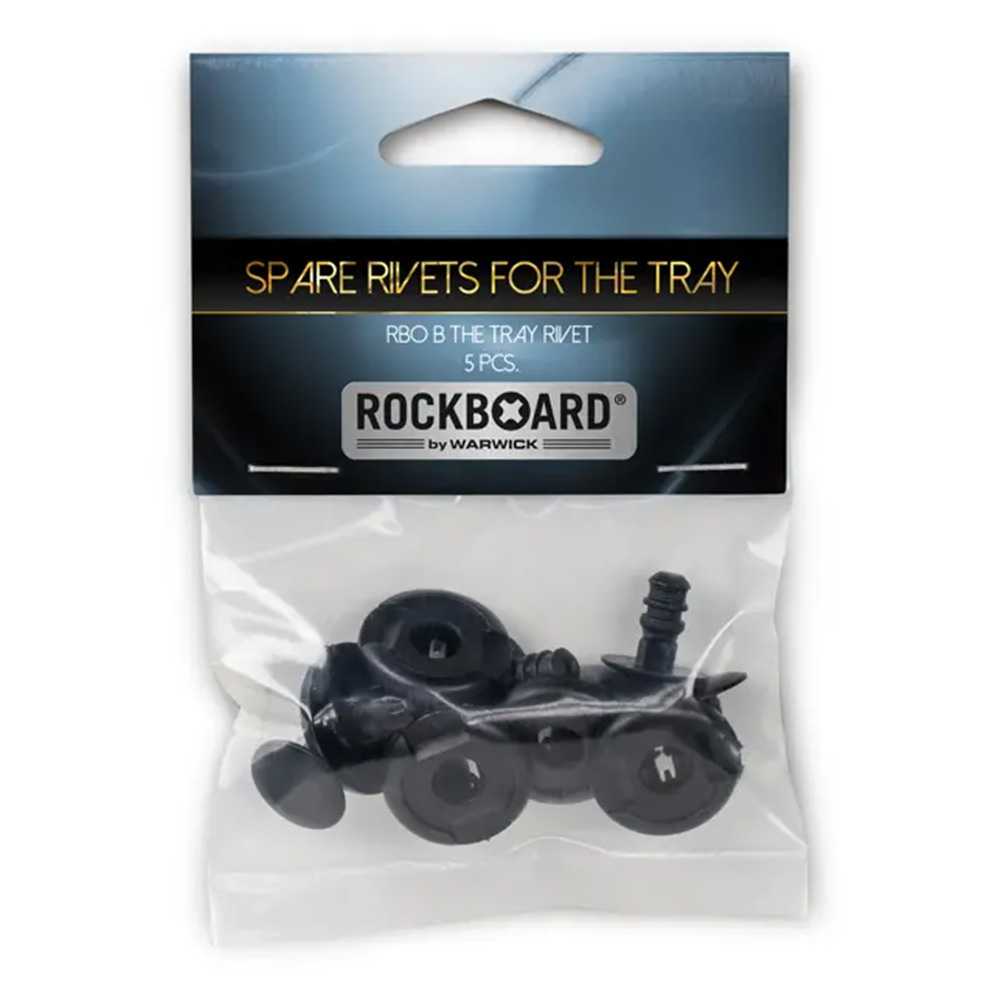 RockBoard by Warwick <br>Re-usable Spare Rivets for The Tray, 5 pcs. [RBO B THE TRAY RIVET]