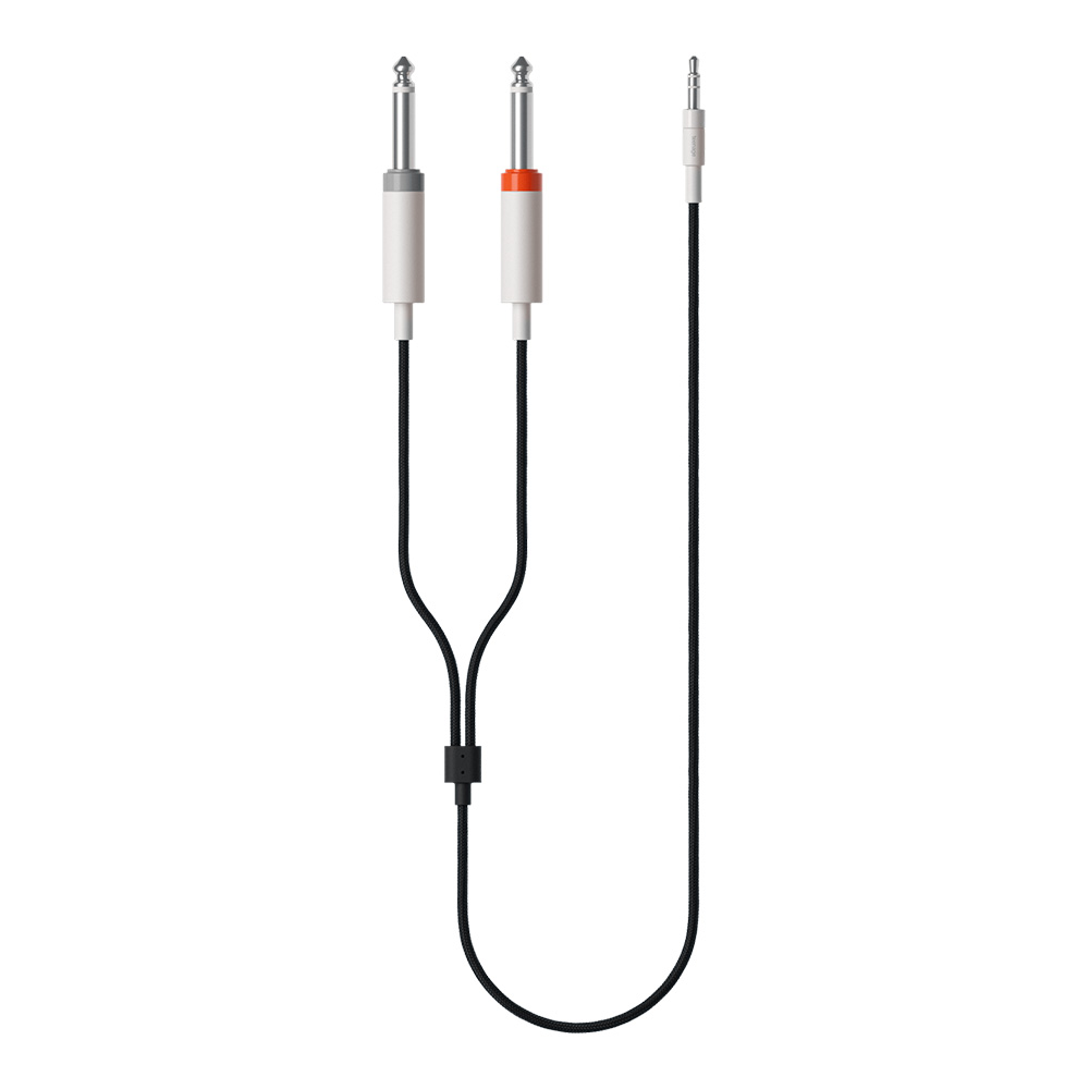 teenage engineering <br>textile cable 3.5mm to 2 x RCA
