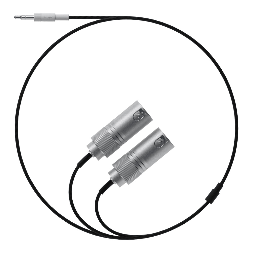 teenage engineering <br>field audio cable 3.5mm to 2 x XLR (plug)