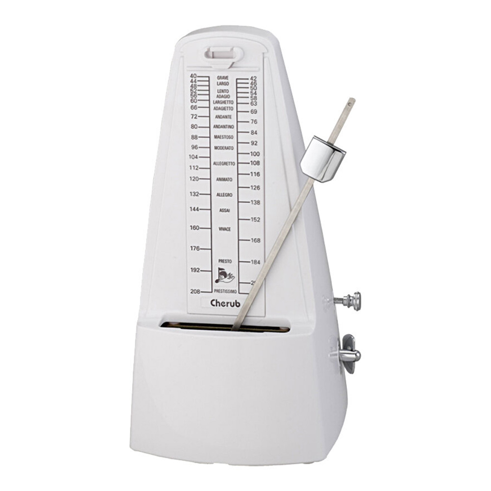 Cherub <br>WSM-305 White [Mechanical Metronome]