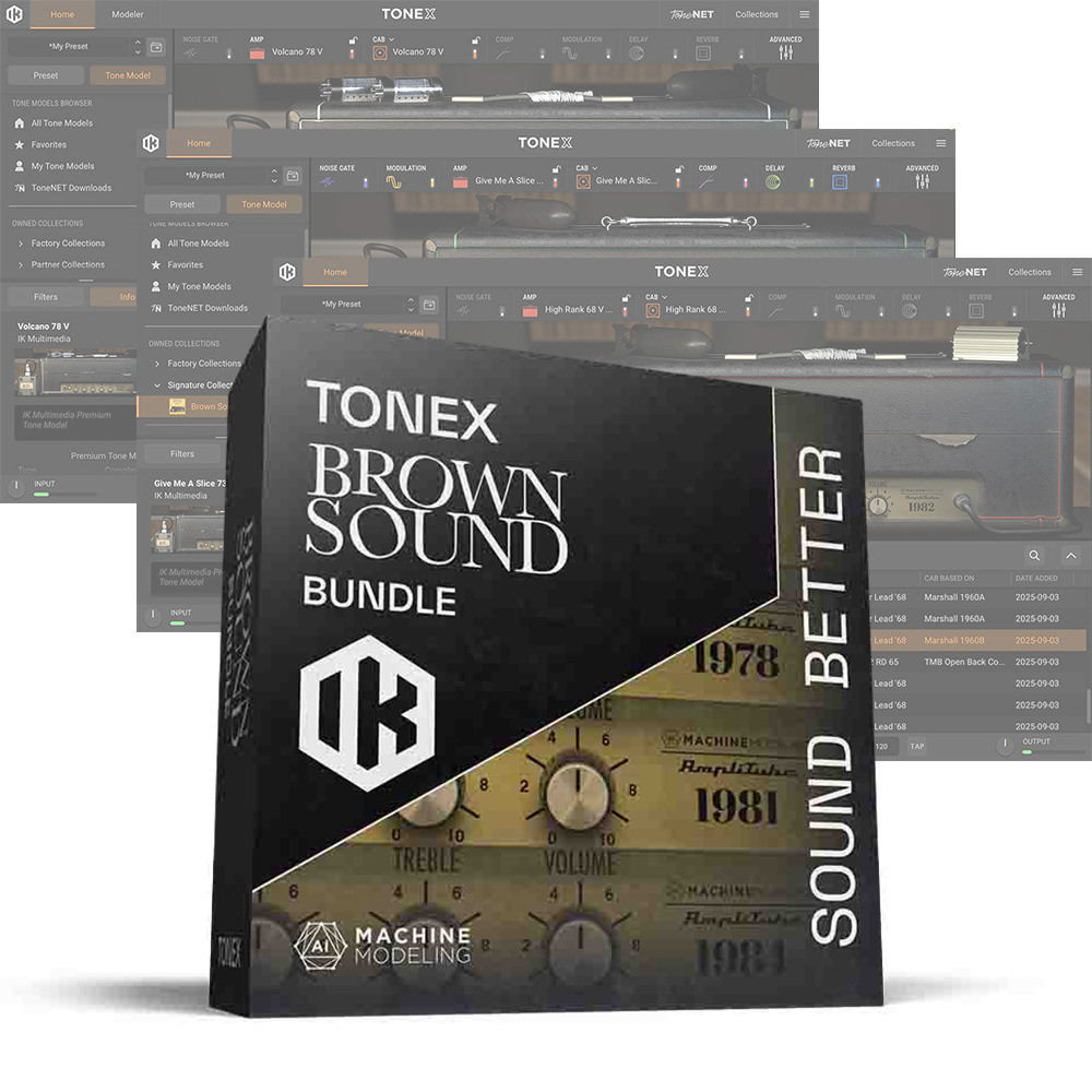 IK Multimedia <br>TONEX Brown Sound Bundle