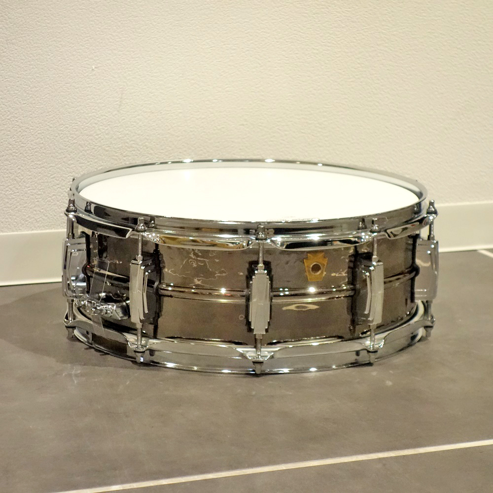 Ludwig <br>LB416K Black Beauty Hammerd Shell Snare 14"�~5"