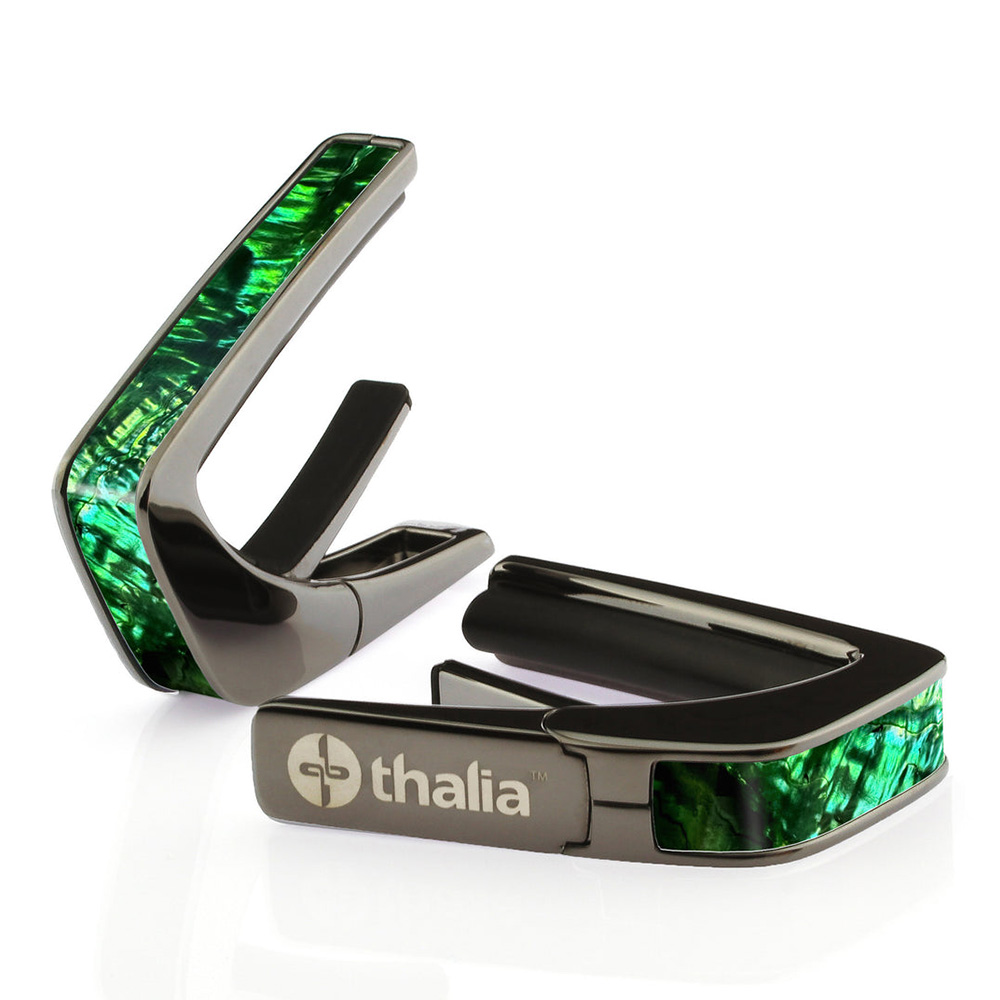 Thalia Capo <br>Exotic Shell / Emerald Green Abalone / Black Chrome