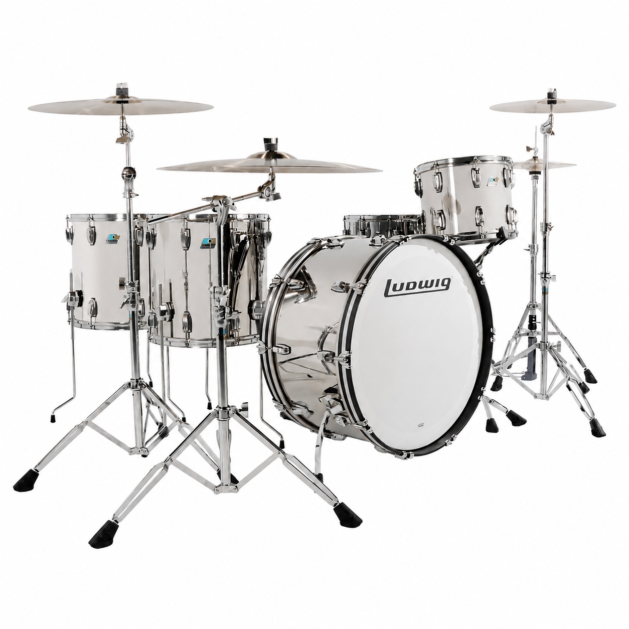 Ludwig <br>Limited Edition Stainless Steel Drum Shell Pack "ZEP�U"