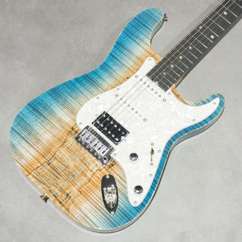 infinite <br>Trad Fullsize ST See through Blue burst #2291