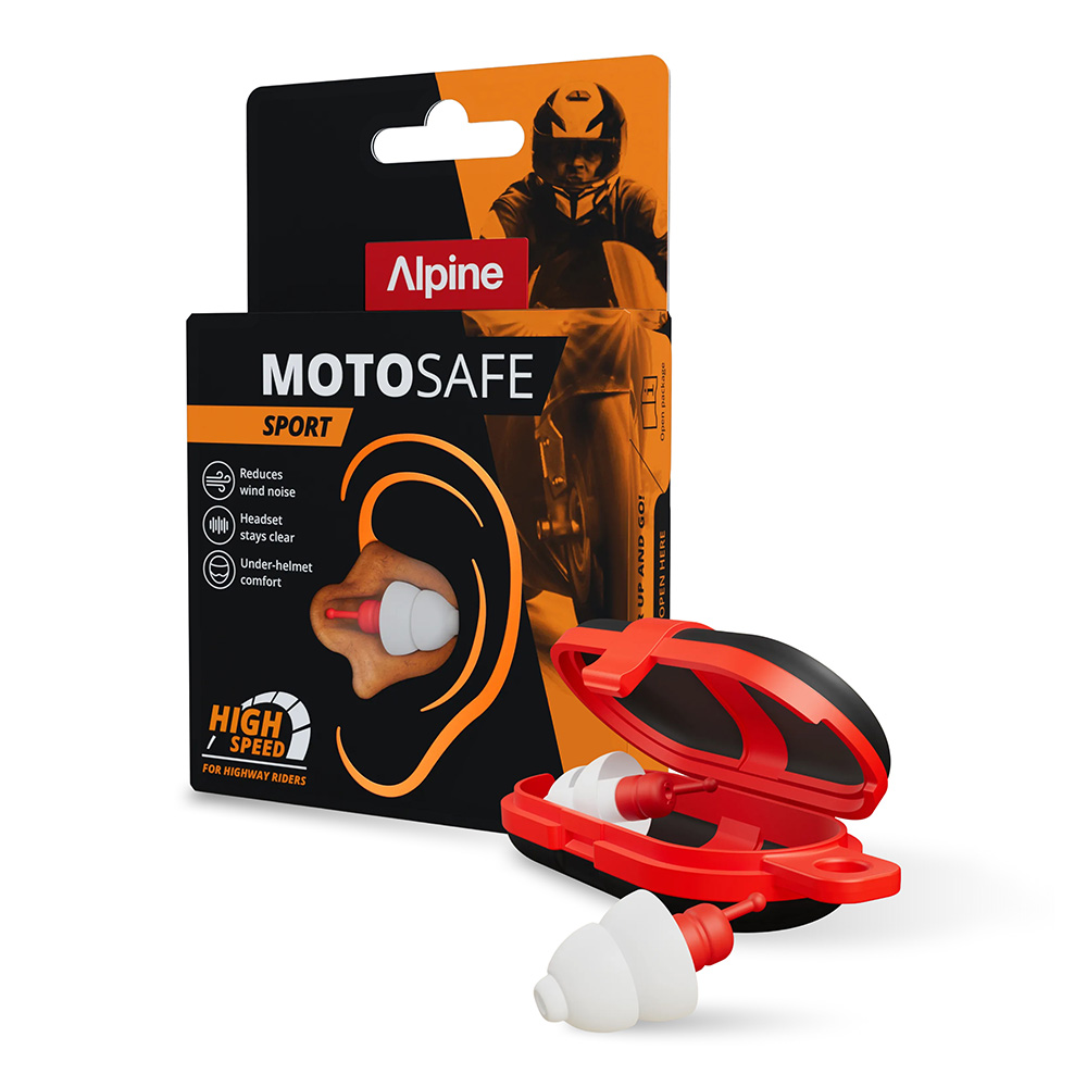 ALPINE HEARING PROTECTION <br>MOTOSAFE SPORT