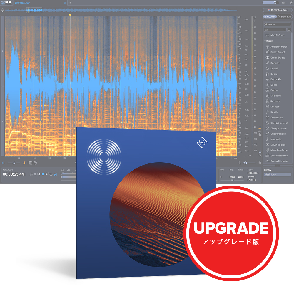 iZotope <br>RX 12 Standard: Upgrade from RX Elements or Elements Suite