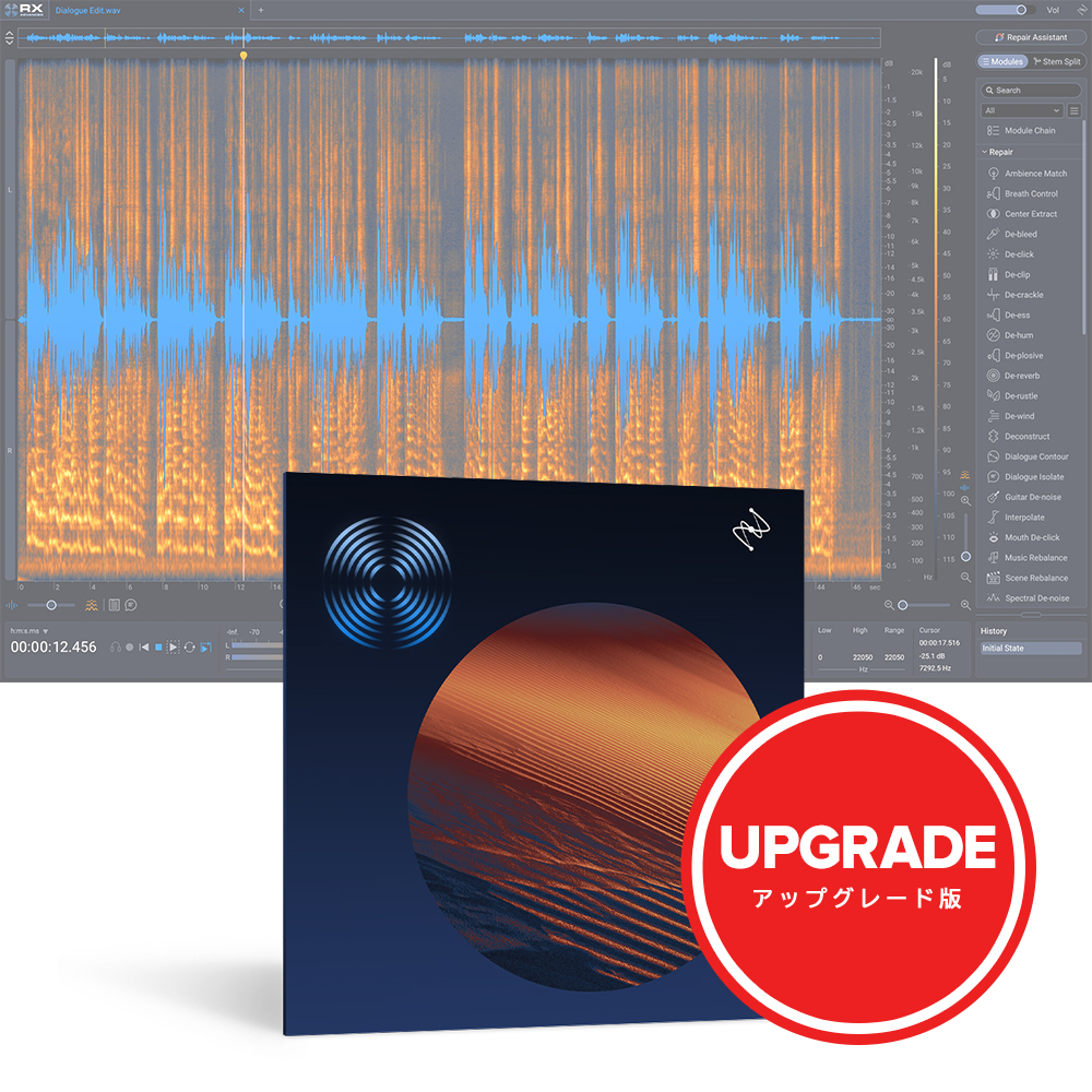 iZotope <br>RX 12 Advanced: Upgrade from RX 12 Standard