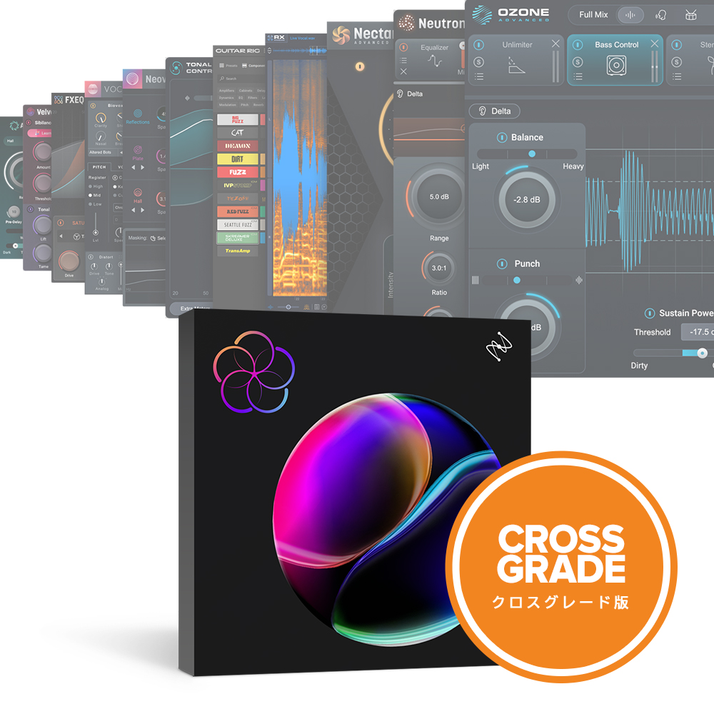 iZotope Music Production Suite 9: Crossgrade from Ozone Advanced